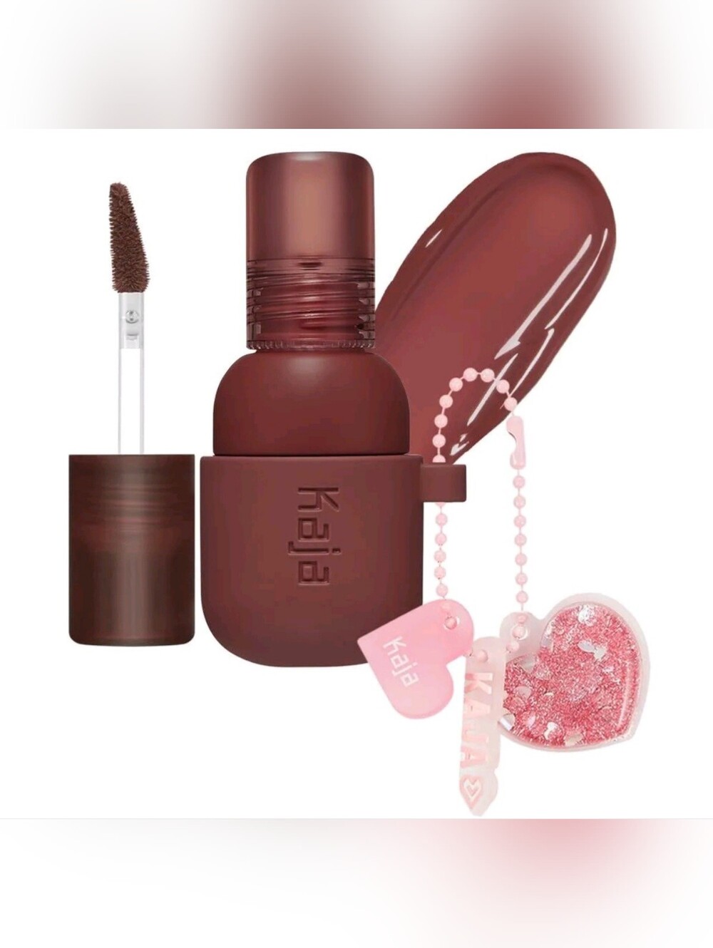 Kaja Lip & Blush Glazed Keychain Stain - Jelly Charm 06 Mocha Glaze